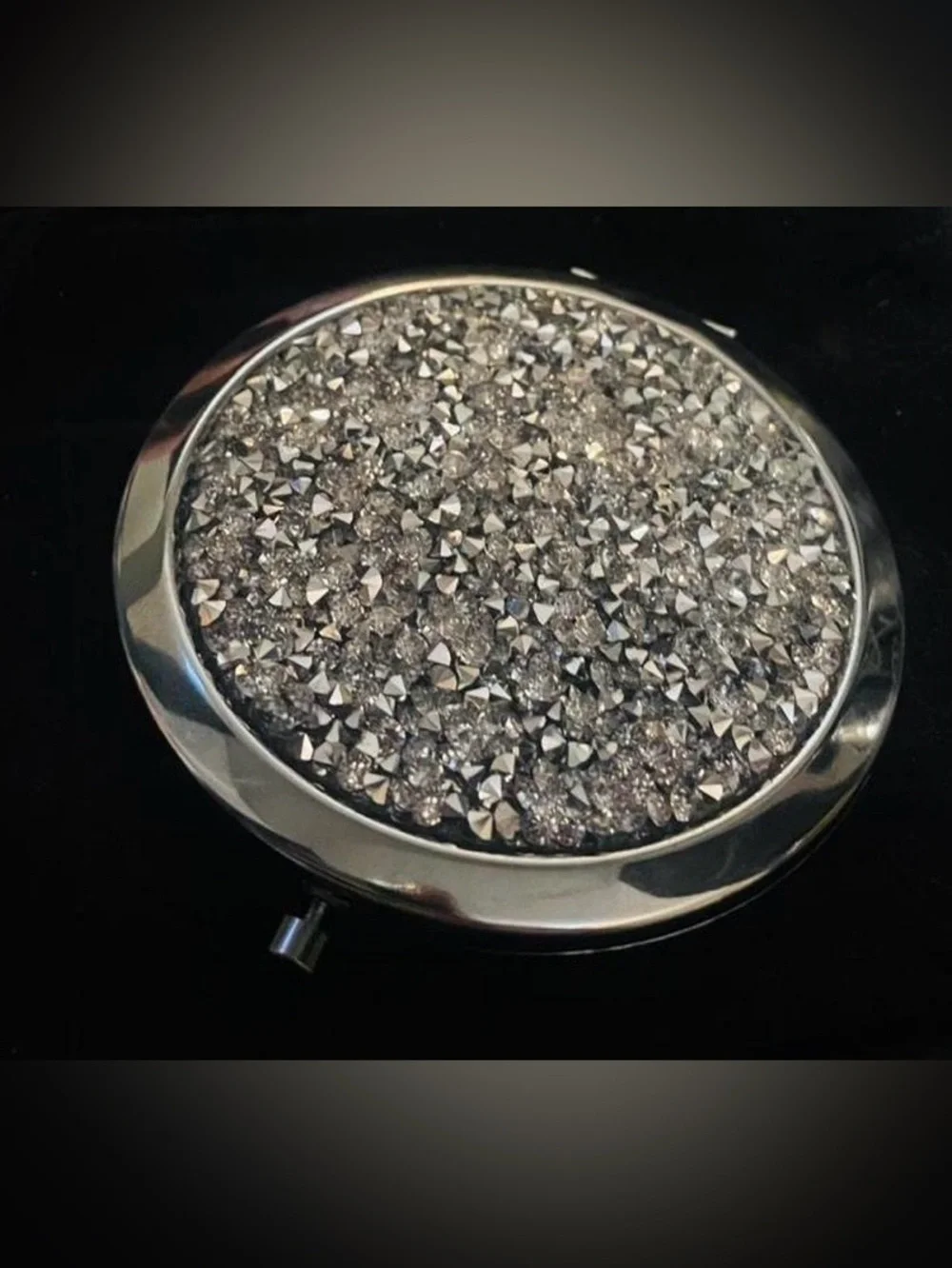 Crystal Pavé Compact Mirror
